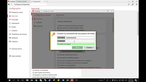 Como poner contraseña al Anydesk YouTube