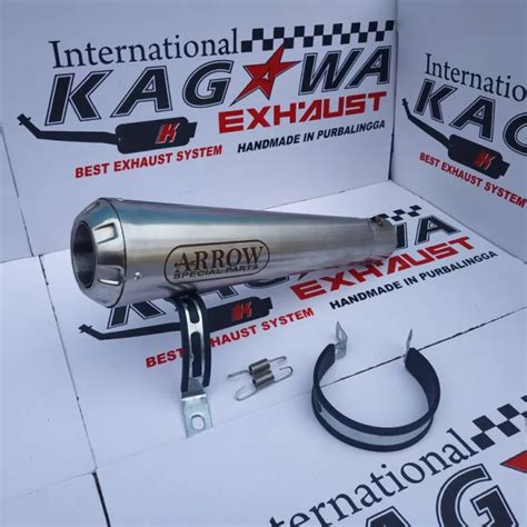 Silencer Tabung Knalpot Arrow Cbr150r Cb150r R15v3 Ninja250fi Gsx