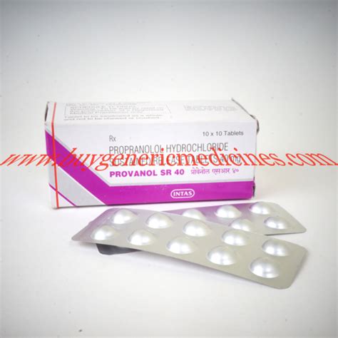 Provanol SR 40mg Tablets Packaging Type Stripes At Best Price In