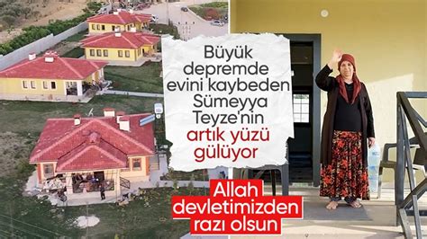 Hatayl Depremzede S Zer Ailesine Yeni Evleri Teslim Edildi