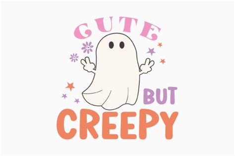 Halloween Cute But Creepy Retro Svg Graphic By Svg Box Creative Fabrica