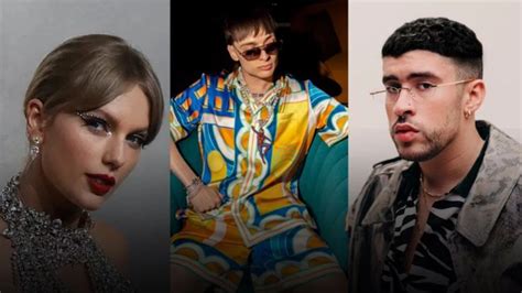 Taylor Swift Bad Bunny Y Peso Pluma Los Nominados A Los Premios