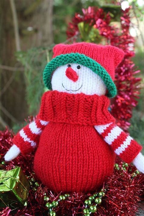 Christmas Toy Knitting Patterns, Snowmen Patterns, Knitting Patterns ...