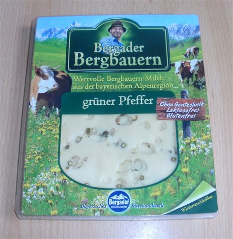 Bergader Bergbauern Schnittkäse grüner Pfeffer einfach lecker