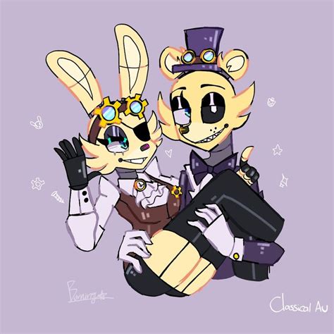 Fredbear x Spring Bonnie - Classical AU