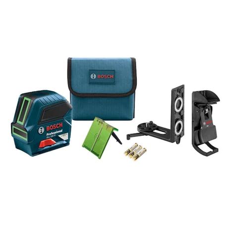 Bosch 100 Ft Self Leveling Cross Line Laser With VisiMax Green Beam