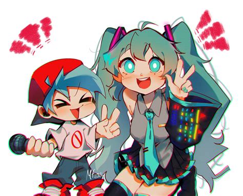 Miku And Bf By 0lovelydrawings On Deviantart