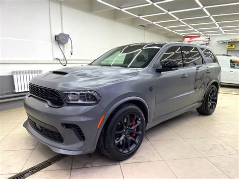 Dodge Durango Srt защита в матовый полиуретан Llumar PPF Matte в Москве