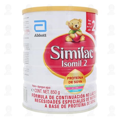 Fórmula Infantil Similac Isomil 2 Edad 1 a 3 Años 850 gr