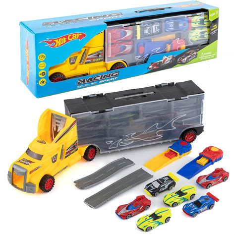 Mega Transporter Wyścigowy HOT Ciężarówka autek