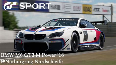 Gran Turismo Sport Beta Bmw M6 Gt3 M Power Livery 16 Youtube