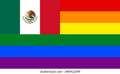 Mexican Pride Flag