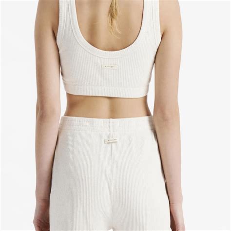 Nude Lucy Crop Depop