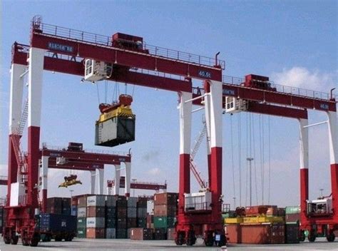 T Rtg Rubber Tyred Gantry Cranes Quayside Container Gantry Crane