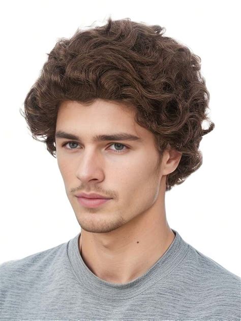 Curly Middle Part Men Visitchilecl