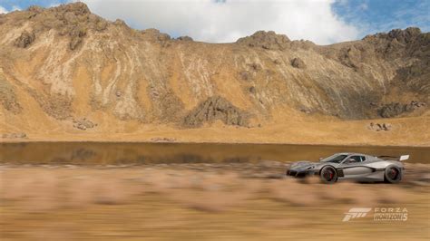 Forza Horizon 5 Car Rimac Concept Two Screen Shot Video Games Wallpaper