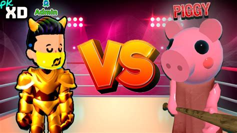 Admin Vs Piggy En Pk Xd Batalla De Rap Animada Cancion Santi Tv