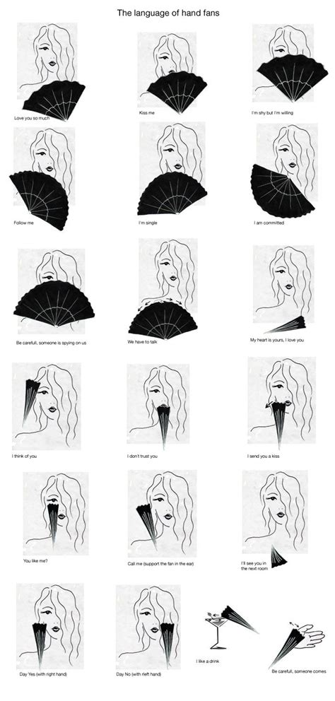 Hand Fan Language at Jerome Weeks blog
