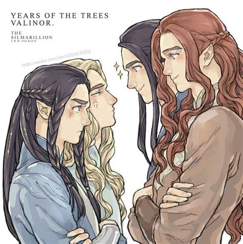 First Age Friends Finrod And Turgon With Fingon And Maedhros Tolkien Art