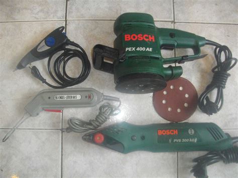 BOSCH Ексцентър Виброшлайф/Мини Лентов Шлайф/Гравьорка DREMEL/Лепачка ...