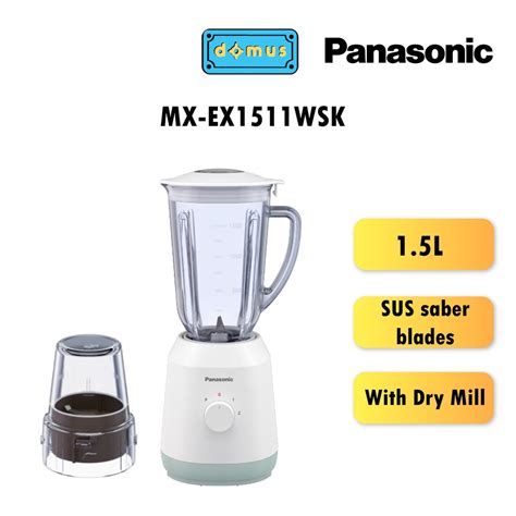 Panasonic Lightweight Blender 1 5L MX EX1511WSK Shopee Malaysia