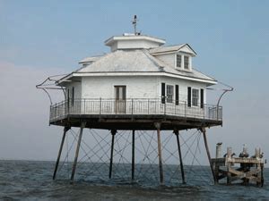 Mobile Middle Bay Lighthouse, Alabama at thelighthousehunters.com