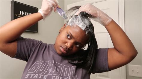 How I Relax My Hair At Home 😨😍 Youtube