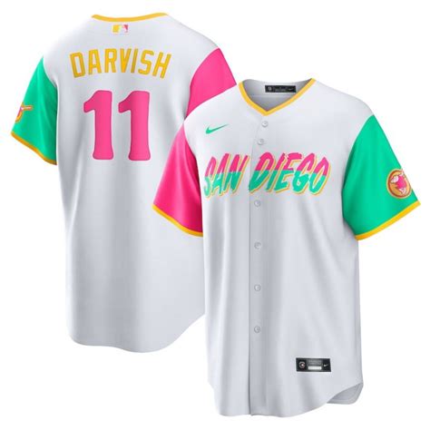 San Diego Padres Yu Darvish White 2022 City Connect Replica Player Jersey