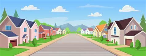 45,600+ Neighborhood Street Stock Illustrations, Royalty-Free Vector ...