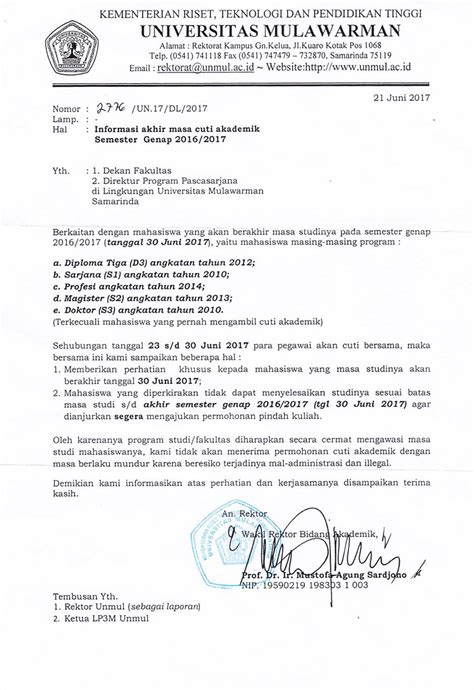 Contoh Surat Permohonan Cuti Akademik Hot Sex Picture