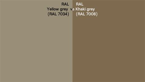 Ral Yellow Grey Vs Khaki Grey Side By Side Comparison