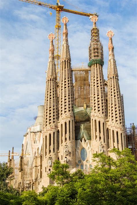 Sagrada Familia Katedra W Barcelona Hiszpania Zdj Cie Stock Obraz