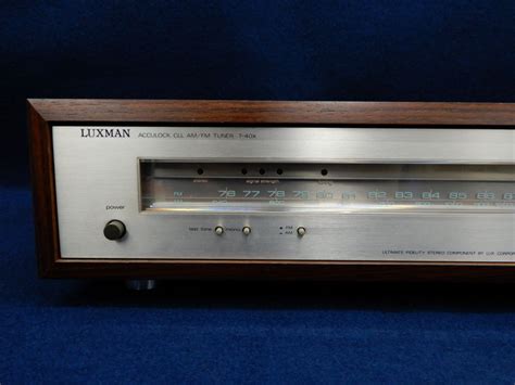 Yahooオークション オーディオ03 Luxman T 40x Acculock Cll Amfm