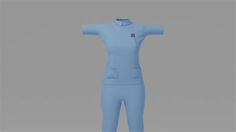 3D model Nurse Woman Uniform VR / AR / low-poly | CGTrader