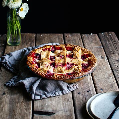 Raspberry Rhubarb Pie Recipe | The Feedfeed