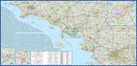 bretagne sud mapguide guide carte laminee expressmap