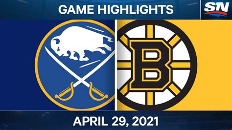 NHL Game Highlights Bruins Vs Sabres Apr 29 2021 YouTube