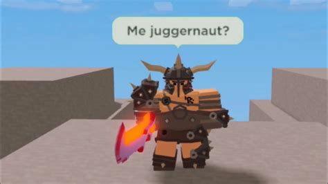 So I Played The New Juggernaut Gamemode… Roblox Bedwars Youtube