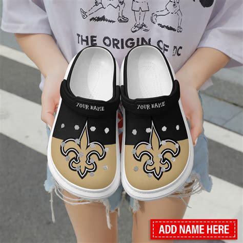 New Orleans Saints Personalized Limited Clog Bg Sportique Shop