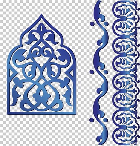 Islamic geometric patterns , Blue Islamic traditional pattern ...