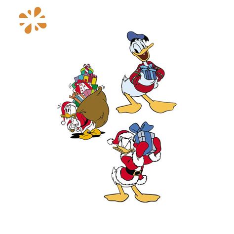 Donald Duck Christmas Svg Disney Svg Donald Duck Svg Chri Inspire