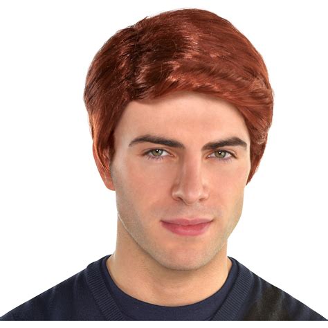 Red Hair Wig For Men