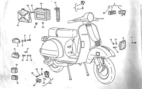 VESPA P125X P150X P200E 1978 1983