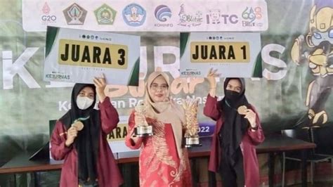 Kejurnas Robotik Di Blitar Jatim Mtsn Jeneponto Raih Juara I