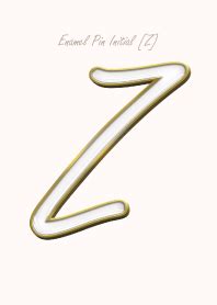 Enamel Pin INITIAL Z LINE 着せかえ LINE STORE