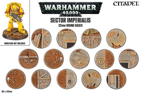 Games Workshop Sector Imperialis 32mm Round Bases Decked Out Gaming