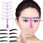 1 Set Reusable 8 In1 Eyebrow Shaping Template Helper Eyebrow Stencils