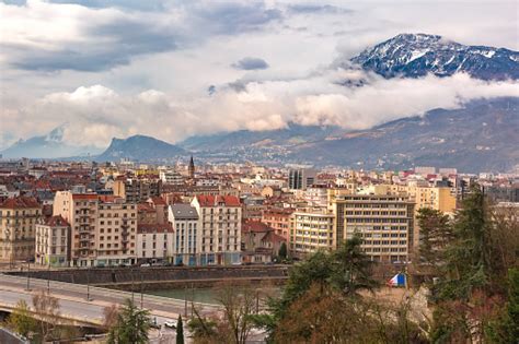 Old Town Of Grenoble France Stock Photo - Download Image Now - Beauty ...