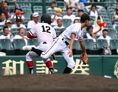 【甲子園】全国で約60人の珍名！おかやま山陽・焔硝岩央輔が逆転の口火 4回代打で左前打 高校野球夏の甲子園写真ニュース 日刊スポーツ