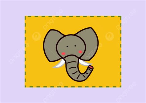 Hand Drawn Elephant Vector Hd PNG Images Cute Simple Hand Drawn